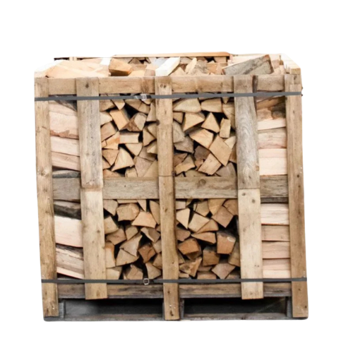Buchenbrennholz kammergetrocknet 25 cm 1 RM / 1,45 SRM Halbpalette (ca. 450 kg)
