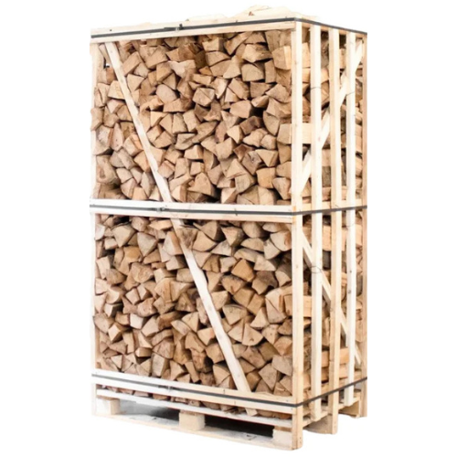 Buchenbrennholz kammergetrocknet 25 cm 1,8 RM / 2,6 SRM Palette (ca. 900 kg)