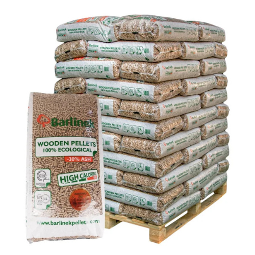 Barlinek Nadelholzpellets ENplus A1 66 Säcke x 15 kg (990 kg Palette)